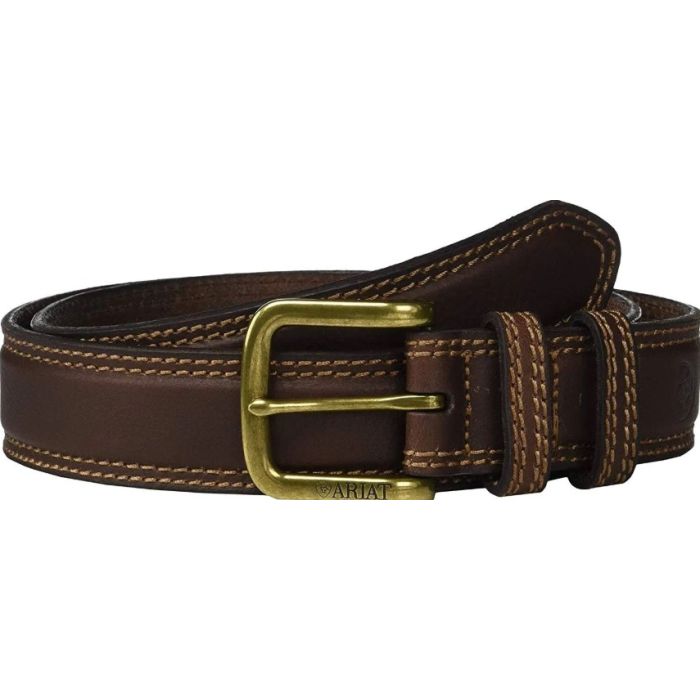 ARIAT MENS 1 1/2" CLASSIC STRAP DOUBLE KEEPER BELT main product photo