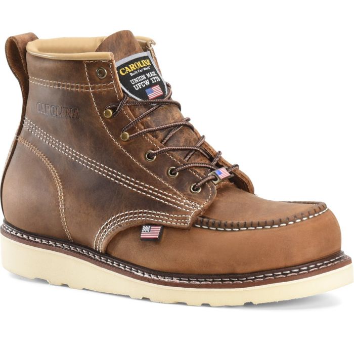 AMP USA 6-INCH STEEL TOE DOMESTIC MOC TOE WORK BOOT main product photo