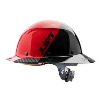 DAX FIFTY 50 RED FULL BRIM HARD HAT