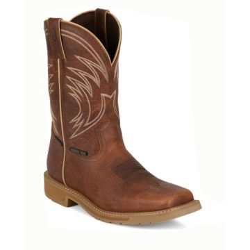 JUSTIN WORK DAYWORK STEEL TOE WP WESTERN BOOT